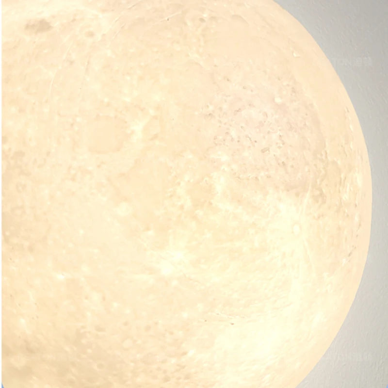 3D Moon Wall Lamps Semicircular Moon Planet Light Minimalist Nordic Home Decor Living Room corridor Bedroom Bedside Wall Lights