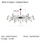 Living Room Lamps Modern Led Ceiling Chandelier Nordic Dining Room Bedroom Chandeliers 110V/220V Home Interior Hanghing Lighting