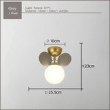 Modern Full Spectrum Ceiling Light - Colorful Bubble Lamp for Living Room