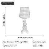 Italian Kartell living room floor lamp designer,artistic decoration,hollowed out internet famous ornament,ins style bedroom lamp