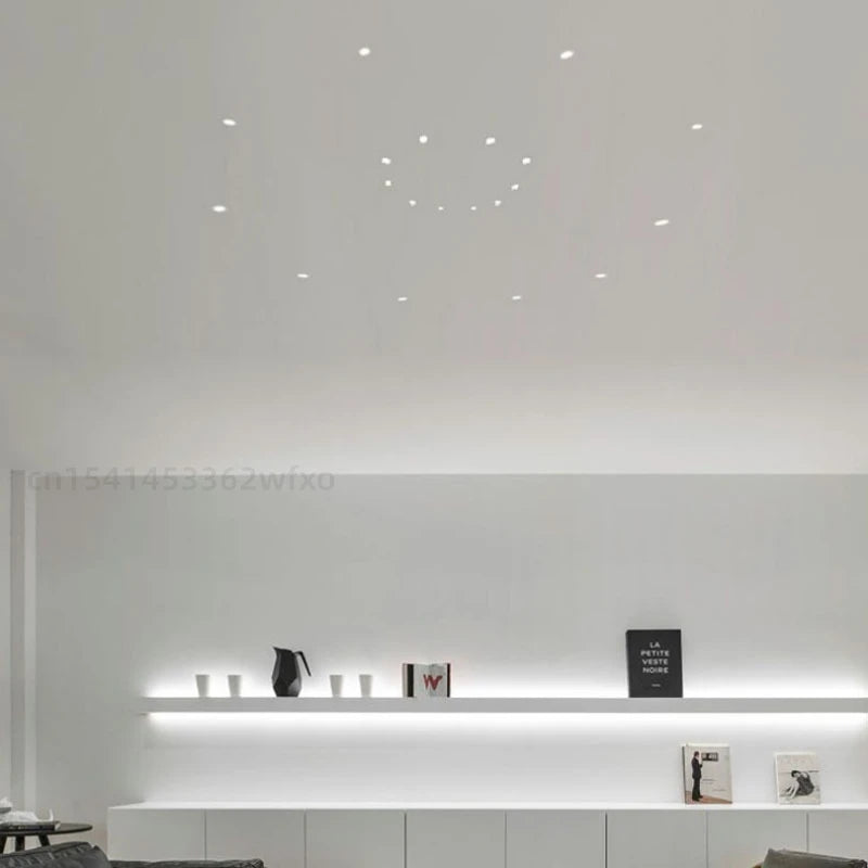 Mini Embedded Ceiling LED Downlight 3W Small Spotlight COB Downlight 110V-220V Dimmable Family Cabinet Light Living Room Hotel