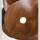 Japanese Wabi Sabi Solid Wood Lamp for Living Dining Room  Villa Duplex Kitchen Island Linear Light 3colors Changeable