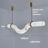 2026 New Trend Marble Collection LED DIY Hanging Lamps Chandelier Lighting Fixtures Lustre Suspension Luminaire Lampen For Foyer