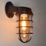 Retro Industrial Wall Lamp for Loft Coffee Bar Corridor Aisle Waterproof Outdoor Sconce Antique E27 Exterior Led Lights Fixture