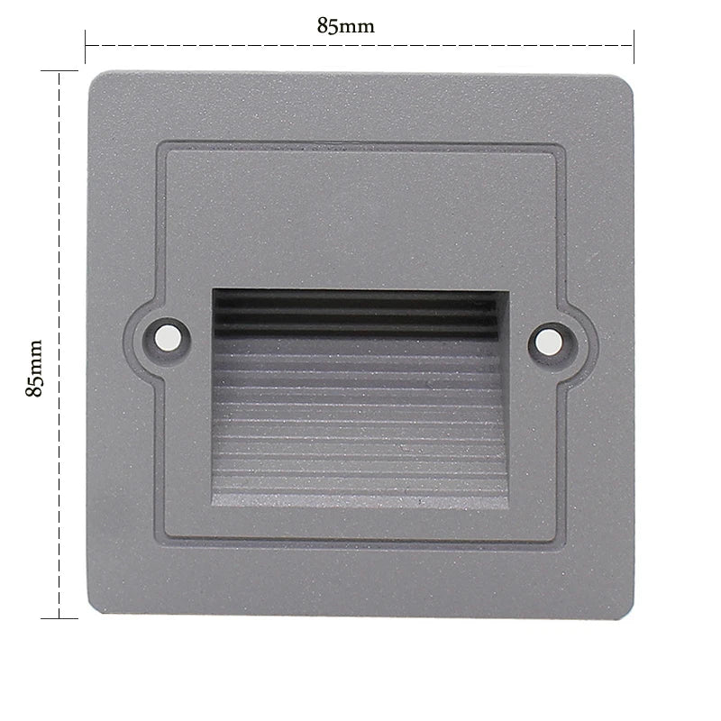 Outdoor Led Stair&amp;Step Light 3W Waterproof Recessed Wall Corner Lamp For Home Landscape Pathway Stairway Garden Yard Footlight