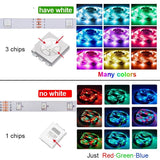 Led Strip 10M  Light RGB Infrared Bluetooth ontroller luces Luminous Decoration For Living Room 5050 Ribbon Lighting Fita Lamp