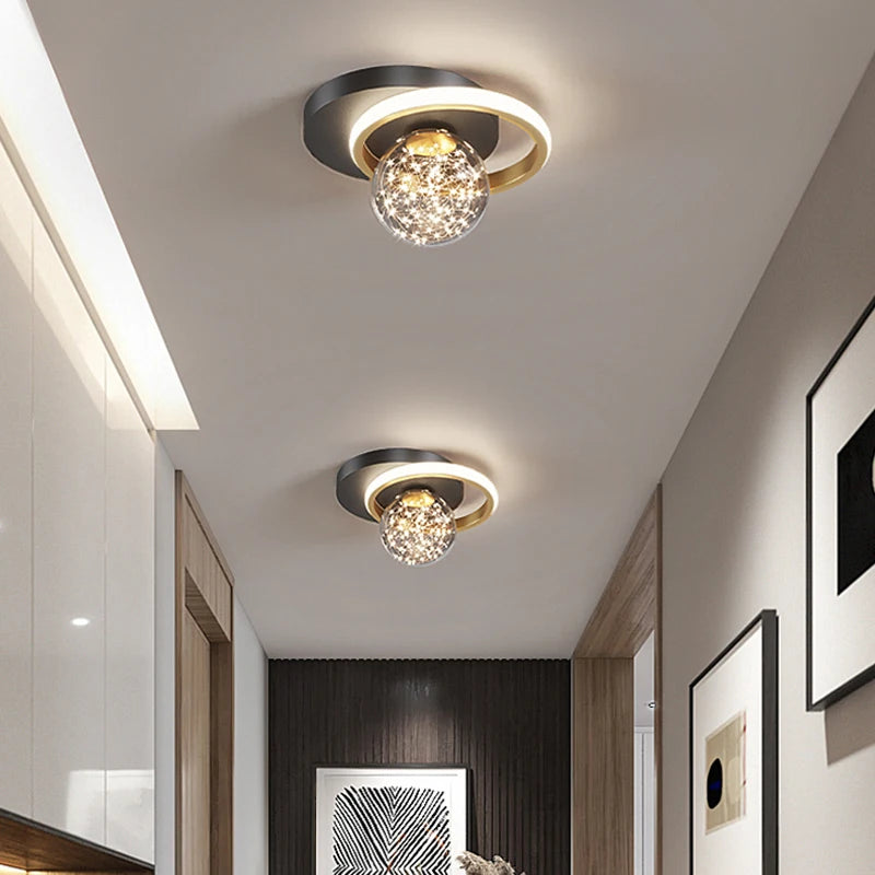 Modern LED Aisle Ceiling Light - Minimalist Corridor & Closet Flush Mount