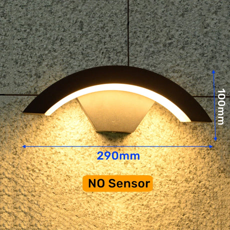 20W/36W Outdoor Modern LED Wall Lamp Motion Sensor Waterproof IP65 Front Door Garden Sconces Porch Landscape Decors Wall Lighting