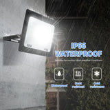 LED Flood Light Outdoor (10W to 200W) AC110V/220V - IP65 Waterproof Garden Spotlight & Exterior Wall Reflector Fixture