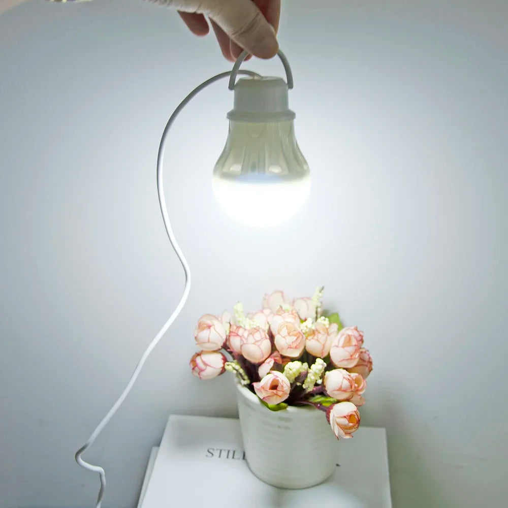 USB LED Bulb 3W Portable LED Lamp 5W Book Lights 7W Outdoor Camping Light Indoor Reading Light Bulb Energy Saving Emergency Lamp
