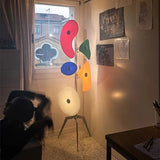 Modern Creative LED Floor Lamp - Artistic Designer Standing Light Fixture for Living Room Accent & Bedroom Bedside Decor
