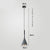 Modern Led Pendant Lights Black White Kitchen Fixtures Bedroom Table Dining Room Hanging Lamp Lampshade Home Chandelier