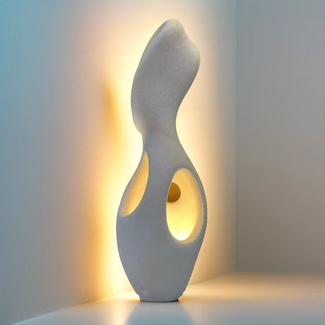 Nordic Wabi- Sabi E27 Floor Lamps for Living Room Hollow Out Art Bedroom Loft Bedside Lamps Led Lights Standing Light Room Decors