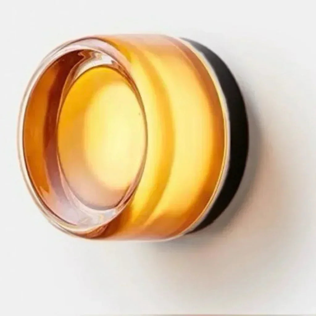 Design Led Wall Lamps for Bedroom Bedside Indoor Outdoor Led Round Sconce Light Fixtures Background Luminaire Acrylic Lighting