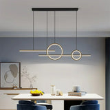 Modern LED Minimalist Chandelier - Contemporary Pendant Light for Living Room