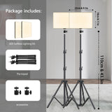 LED Video Light Kit with Tripod - Portable Conference & Photography Lighting Studio Lamp
