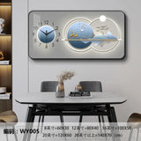 Nordic elk wall clock living room Creative fashion perpetual calendar electronic clock wall atmosphere dining room decoration