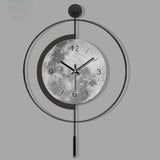 Minimalist Wall Clock Spanish Style Mute Moon Wall Decoration Clock Living Room Backdrop Home Decoration Creative Personalized