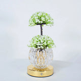 LED Night Light USB Rechargeable Desk Decor Lamp Simulation Bouquet Table Lamp Bedroom Bedside Atmosphere Light Ornaments