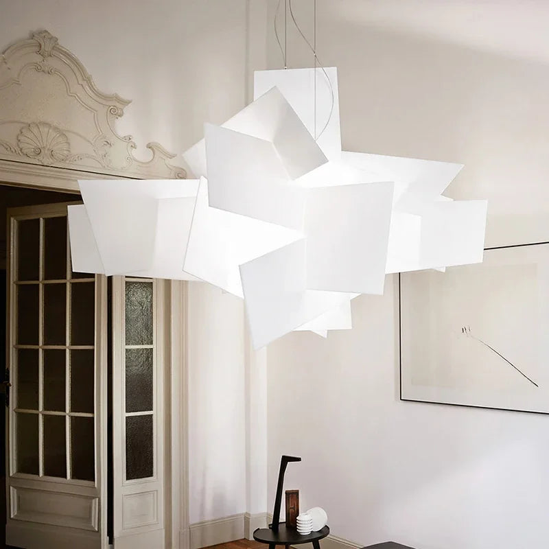 Classic Nordic Designers Stack Creative Acrylic Pendent Lamp Bedroom Dining Room Modern Minimalist Decorative Lighting Fixtures