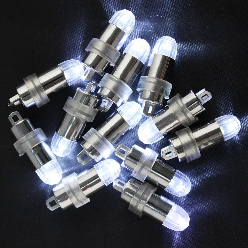 10-50PCS Non-Blinking Mini LED Balloon Lights - Waterproof Submersible Party Lamps