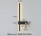 13W LED Wall Lamp Modern Adjustable Swing Spotlight Double Switch Bedside Lighting Decorative For Background Wall Living Room
