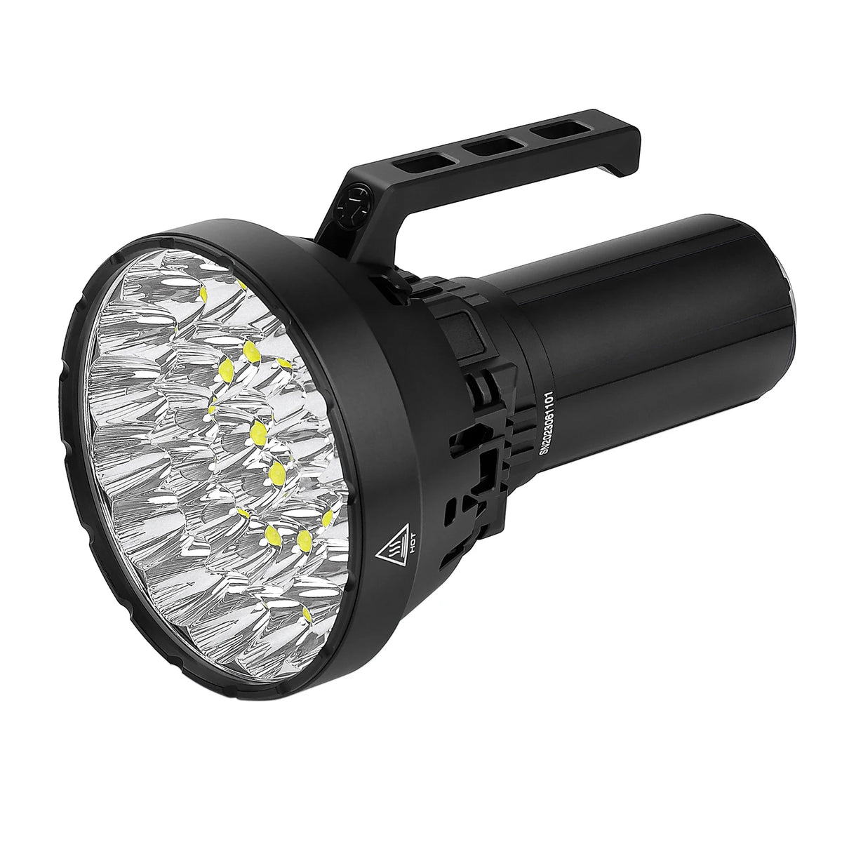200000 Lumen High Power LED Flashlight with 32 XH70 II High Brightness, 100W Type-C Professional Searchlight