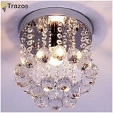 European Modern Aisle Light Corridor Hallway Creative Lighting Stair Entry Light Entry Channel Small Ceiling Light Crystal Lamps