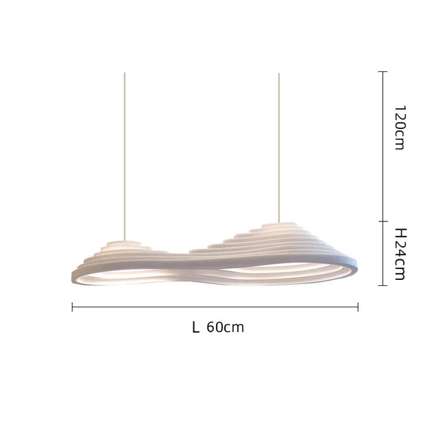 Nordic Wabi-Sabi Pendant Lights Minimalist Chandelier for Dining Room Bar Loft Bedroom Home Decors Hanging Lighting Fixtures