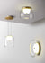 LED Glass pendant lamp Nordic Minimalist Restaurant Lamp Post-modern Designer Bedroom Bedside Bar Art Personalized Chandeliers