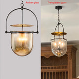 Scandinavian Glass Pendant Light Vintage Ceiling Hanging Lamp For Dining Room Bar Bedroom
