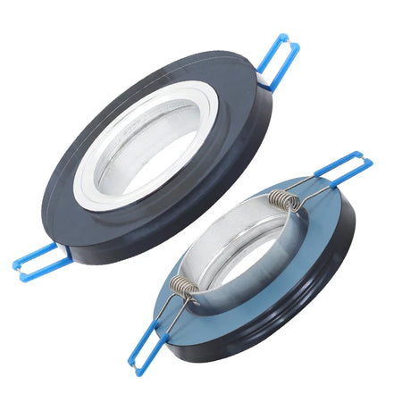 4Stks/Crystal Led Armaturen Halogen Spots GU10 MR16 Frame Verzon kin Led Fittings Montage Armatur