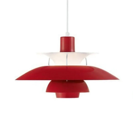 Iron Pendant Light E27 LED Chandelier Nordic Colorful Umbrella Lamp Dinning Table Ceiling Decors Kitchen Droplight