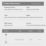 Modern LED Minimalist Pendant Light Modern Decor Art Designer Chandeliers For Bedroom Study Living Room Home Creative Lamp