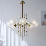 American Classic Glass Ball LED Pendant Light 2024 Modern Chandelier Lustres for Living Room kitchen Island Home Decor Luminaria