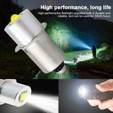 P13.5S E10 BA9S 3W 5W LED Upgrade Bulbs - 6500K White Maglite Flashlight Replacement