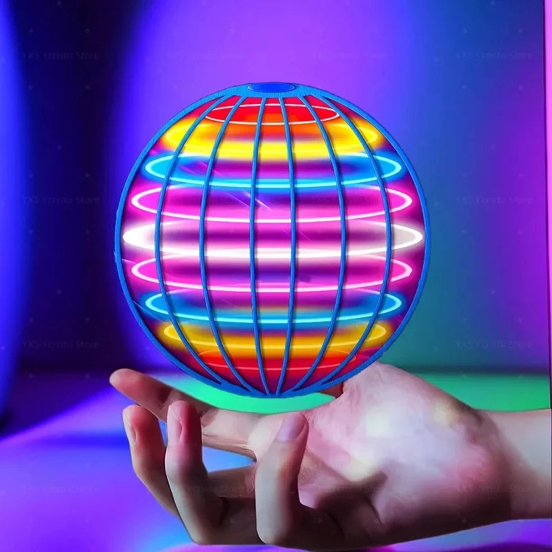 Auto-Spinning LED UFO Flying Orb Ball - Magic Floating Hover Toy