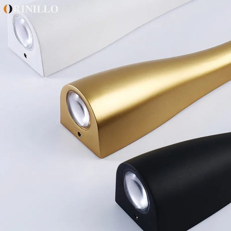 Modern waterproof minimalist LED wall lamp indoor and outdoor IP65 long horn wall lamp hotel aisle corridor bedside lamp