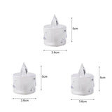 Flameless LED Candle Wishing Tea Light Warm White Lights Candles for Birthday Party Wedding Halloween Festival Home Decoration