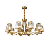 Modern Nordic Retro Luxurious Gold LED Pendant Chandelier Living Room Bedroom Home Decor Hanging Lights Lighting Fixtures Luster's