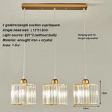 Modern crystal chandelier living room ceiling chandelier bedroom ceiling lamp hallway porch chandelier balcony foyer lighting