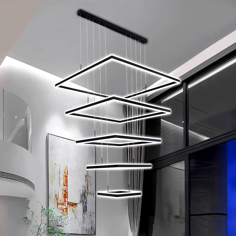 Modern home decor ring led lights pendant light lamps for living room Chandeliers for dining room hanging light indoor lighting