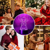 Hot 3D Illusion Stitch Night Light with Remote Control and Smart Touch Room Decor Lamp Birthday Valentine's Day Christmas Gifts