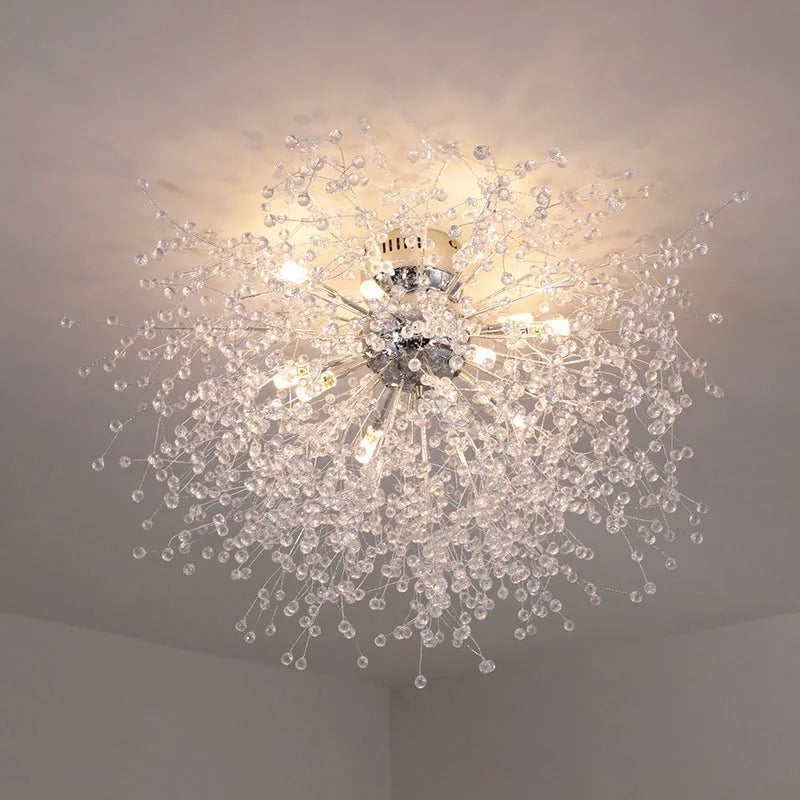Nordic Modern dandelion LED ceiling lamp 110V-240V decoration household children&#39;s bedroom room firefly ceiling chandelier lamps
