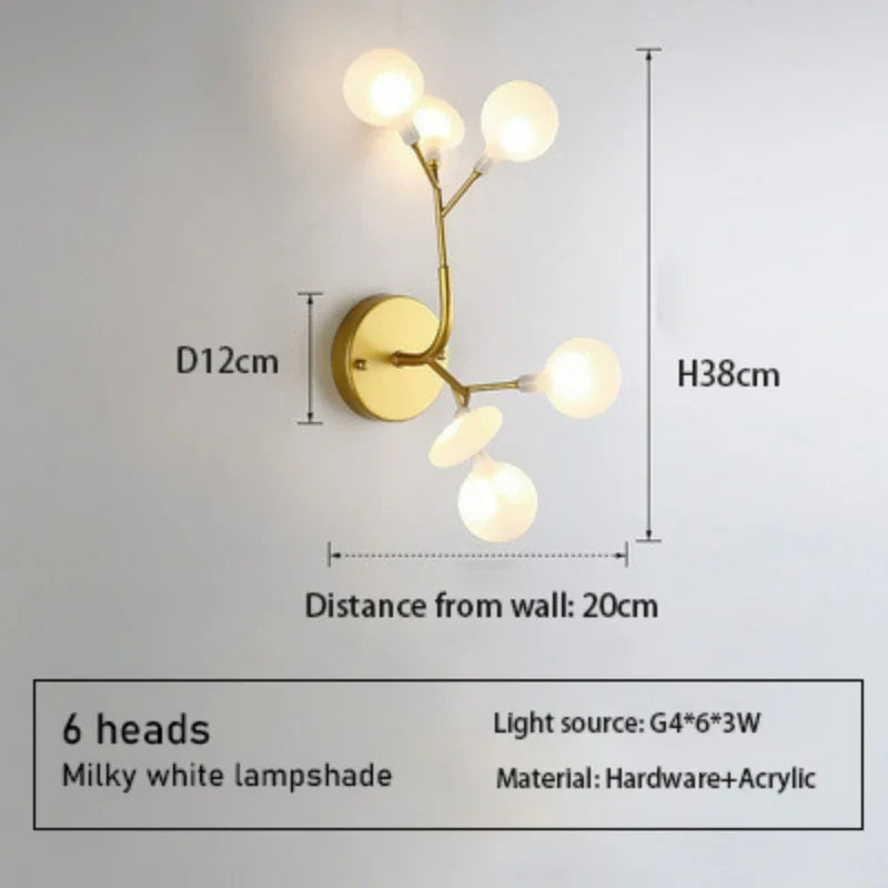Modern Nordic Firefly Led Ceiling Chandelier Pendant Lamp G4 Led Lights Home Baby Room Bedroom Living Room Decoration Lustre