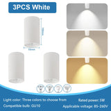 LED Downlight GU10 Replaceable Bulb 110V/220V Ceiling Lamp Surface Mounted Interior Bedroom Living Room Shop Home Led Spotlights