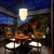 Modern Penthouse Milk White Glass Pendant Light European Retro Coffee Shop Decorative Lighting Fixtures Dining Room Hanging Lamp