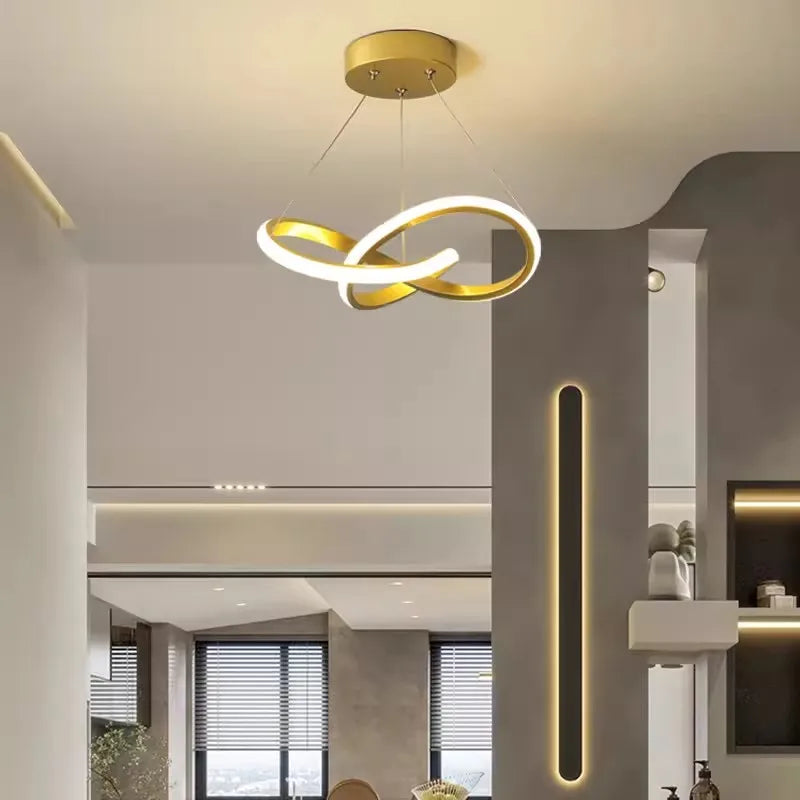 Modern LED Dining Room Lamp Personality Creativity Simple dining room chandelier Nordic Modern Simple Dining Room Hotel Lamp