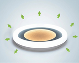 Modern Round Smart LED Flush Mount - 75W Dimmable Ceiling Light for Bedroom