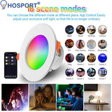 LED Downlight Tuya Smart Wifi Ceiling Light Dimmable RGB+CW+WW Spotlight Lamp  85-265V Voice Control with Alexa Google Home